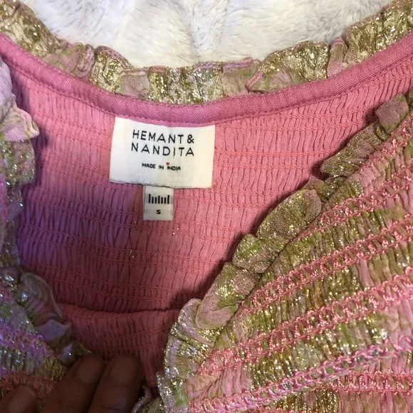 Hemant & Nandita Hera short sleeve. Final price. New condition. - Picture 8 of 12